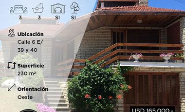 Casa en Santa Teresita - Calle 6 e/ 39 y 40