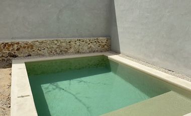 Casa en Preventa con Paneles Solares ,Merida , Una Planta/Alberca/3 Habitaciones