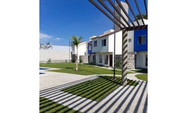 CASA NUEVA EN VENTA EN E ZAPATA EN CONDOMINIO ALBERCA
