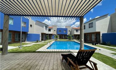 CASA NUEVA EN VENTA EN E ZAPATA EN CONDOMINIO ALBERCA