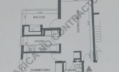 VENTA BAUEN 1 DORMITORIO CON COCHERA EN LOS PASOS