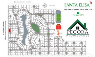 Terreno - Lote - Pilar del este - Santa Elisa - Lote 72 - Perimetral