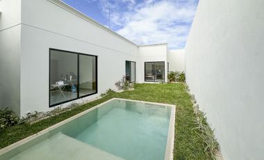 Casa en venta en Conkal Merida de 3 habitaciones en privada residencial
