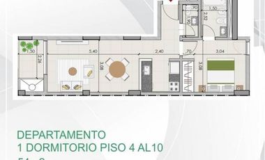 Departamentos en Pozo de 1 y 2 dormitorios