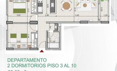 Departamentos en Pozo de 1 y 2 dormitorios