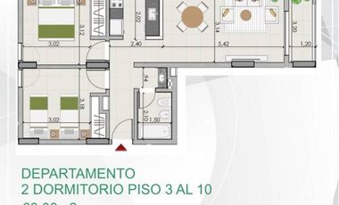 Departamentos en Pozo de 1 y 2 dormitorios