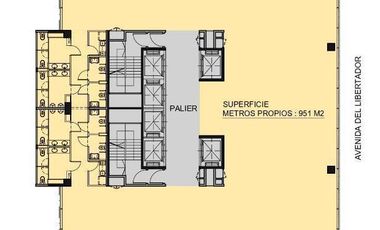Piso oficina corporativo Leed Silver en Corredor Norte Belgrano y Núñez