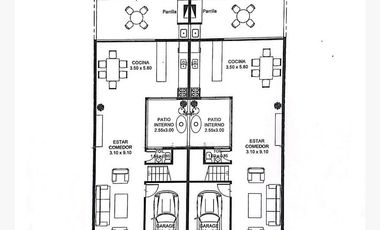 Duplex de 3 Dormitorios, con cochera y Jardin con parilla.