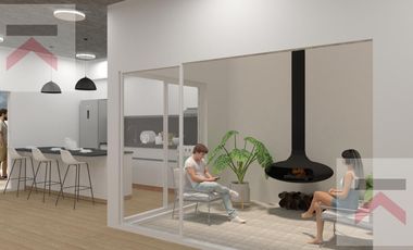 Duplex de 3 Dormitorios, con cochera y Jardin con parilla.