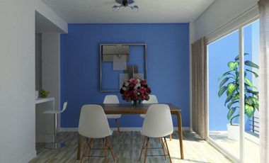 Departamento semipiso de 2 ambientes en el centro de Remedios de Escalada con cochera