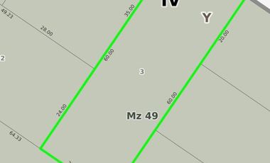 Terreno en venta - 1260mts2 - Pinamar