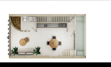 En venta villa de 2 recámaras en zona de playa Chelem