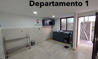 EDIFICIO - OLIVAR DEL CONDE. – EDIFICIO con 3 departamentos independientes