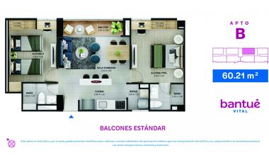 Venta Apartamento BANTUÉ- La Estrella- Cesión de Derecho