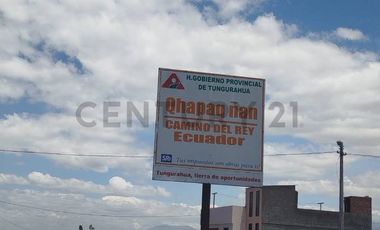 En Venta Lotes de 600mtrs Ambato Sector Samanga