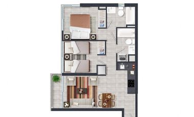 ARRIENDO METRO PARQUE ALMAGRO / SAN DIEGO / COQUIMBO