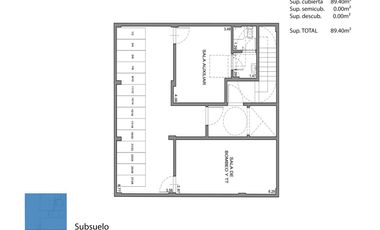 Departamento de pozo monoambiente de 35 m2 totales con balcon