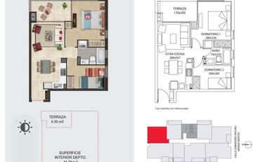 Departamento en venta en QUILLOTA