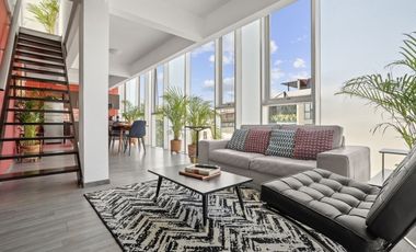 PENTHOUSE CON TERRAZA PRIVADA EN ROMA NORTE