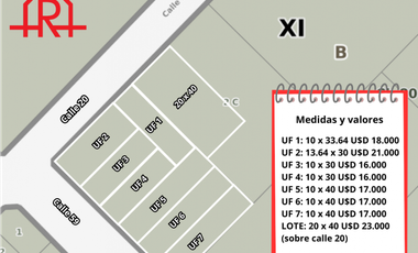 ¡Lotes en venta! (Calles 20 y 59)