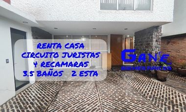 Renta Casa Circuito Juristas Satelite Naucalpan Estado de México