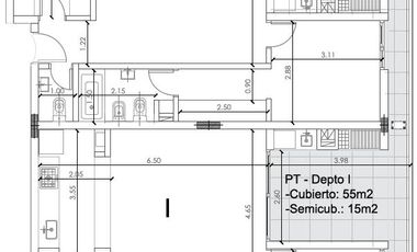 Tigre frente al rio, amplio departamento a estrenar, venta financiada, 2 ambientes c/parrilla