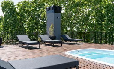 Tigre frente al rio, amplio departamento a estrenar, venta financiada, 2 ambientes c/parrilla