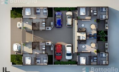 Departamento con parrilla y espacio vehicular en Costa Azul