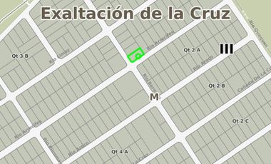 Terreno en venta - 800Mts2 - Exaltación de La Cruz