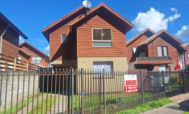 ARRIENDO CASA  VALLE DE ASTURIAS TEMUCO  3 DORMITORIOS