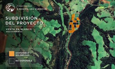 Parcelas "FUNDO RÍO SUR" Los Muermos
