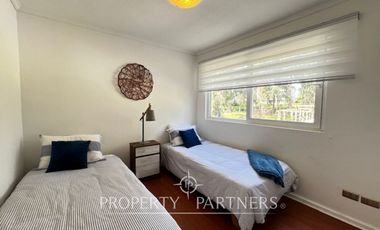 Impecable departamento amoblado en piso 3, Barrio golf vista al golf