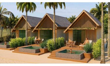 CABAÑAS EN VENTA FRENTE AL MAR