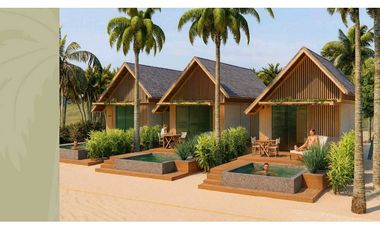 CABAÑAS EN VENTA FRENTE AL MAR