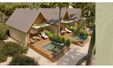 CABAÑAS EN VENTA FRENTE AL MAR