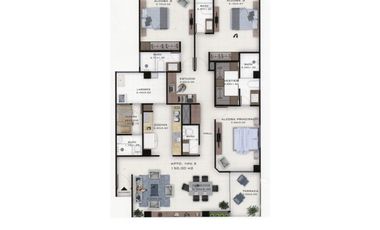 VENDE APARTAMENTO  EN EL RECREO