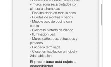CASAS SOBRE PLANOS EN VENTA EN LA MARGEN IZQUIERDA DE MONTERA