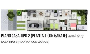 CASAS SOBRE PLANOS EN VENTA EN LA MARGEN IZQUIERDA DE MONTERA