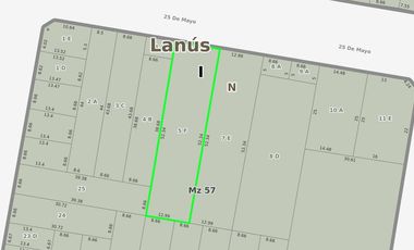 LOTE VENTA 25 de Mayo 1040 (LANUS)