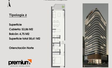 Venta - Departamento - Piso 5 Dpto 502 - 1 Dormitorio - Av. Argentina 794 - Neuquén Capital