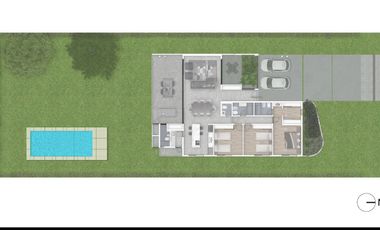 Venta - Casa en Estancia La Rinconada de tres dormitorios, galería, pileta y cochera. Ibarlucea.