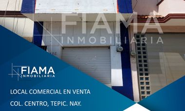 LOCAL COMERCIAL DE 2 PLANTAS EN VENTA, COL. CENTRO, TEPIC, NAY. (F)