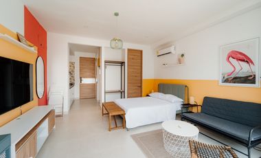 EN VENTA APARTASUITE AMOBLADO EN POZOS COLORADOS