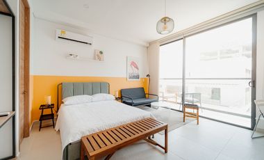 EN VENTA APARTASUITE AMOBLADO EN POZOS COLORADOS