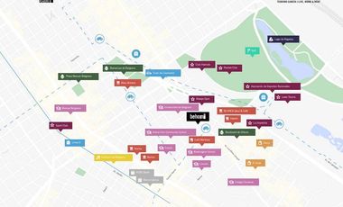 Venta Monoambiente apaisado divisible en pozo en Las Cañitas Teodoro Garcia