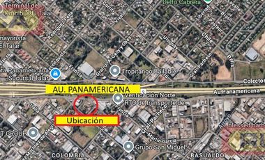 Depósito con showroom sobre Panamericana km 27 El Talar