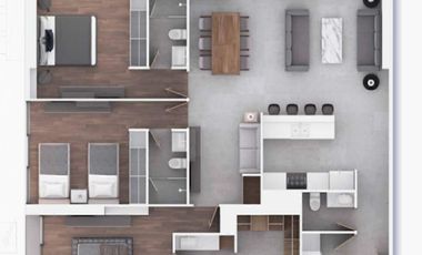 RENTA DEPARTAMENTO ALADA VALLE REAL