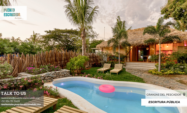 Casa Tropical con Alberca y Guesthouse