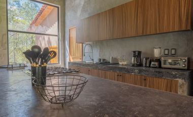 CABAÑA AMUEBLADA  EN BOSKANIA EN  ATEMAJAC DE BRIZUELA, JAL.