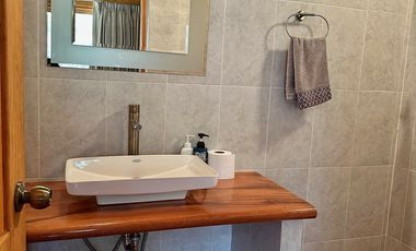 CABAÑA AMUEBLADA  EN LA TEJERIA TAPALPA TERRENO AMPLIO JARDIN